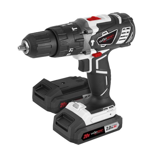 TALADRO PERCUTOR WORGRIP 20V 2 BATERÍAS 2.0AH