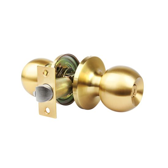 POMO OFICINA HANDLOCK REDONDO 65MM LATÓN MATE