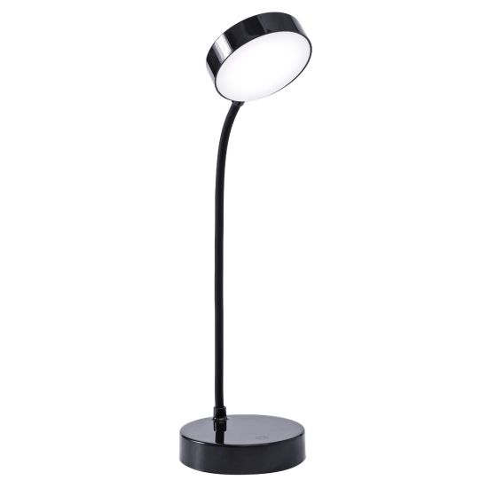 LÁMPARA LED RECARGABLE REDONDA NEGRA CCT KORPASS