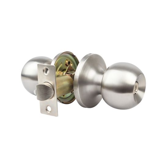 POMO ENTRADA HANDLOCK REDONDO 65MM NÍQUEL MATE
