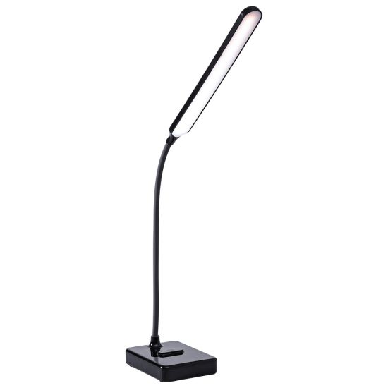 LÁMPARA LED RECARGABLE PLANA NEGRA CCT KORPASS