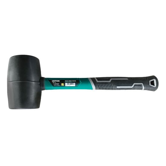 MAZA GOMA VATTON MANGO FIBRA NEGRA 450GR