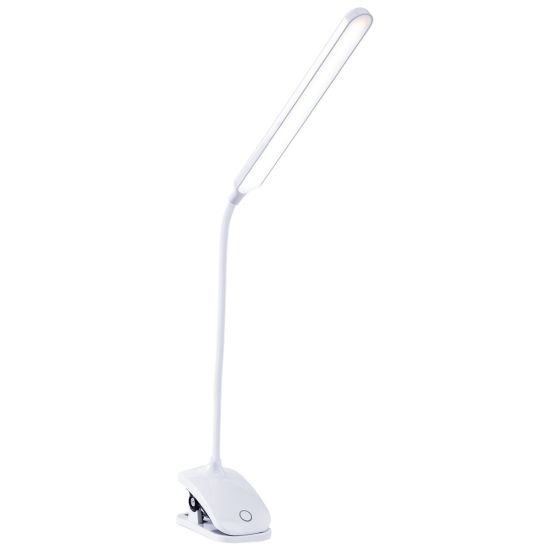 LÁMPARA LED RECARGABLE PLANA C/PINZA BLANCA CCT KORPASS