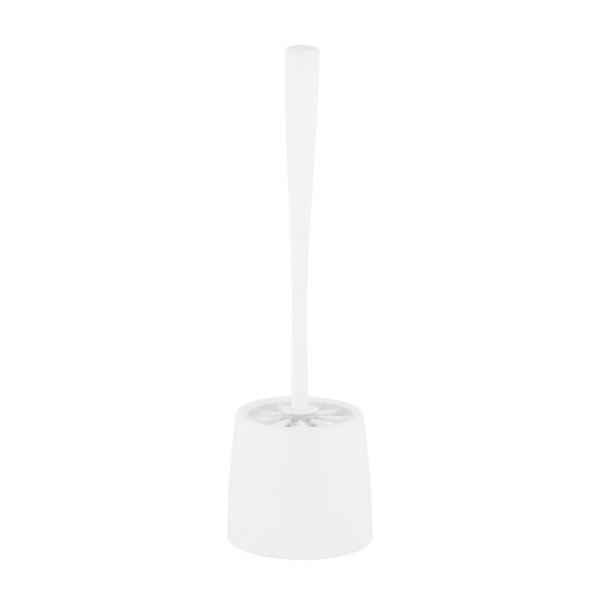 ESCOBILLERO WC PLÁSTICO BLANCO 38CM