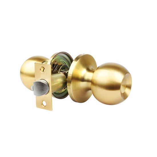 POMO PASO HANDLOCK REDONDO 65MM LATÓN MATE