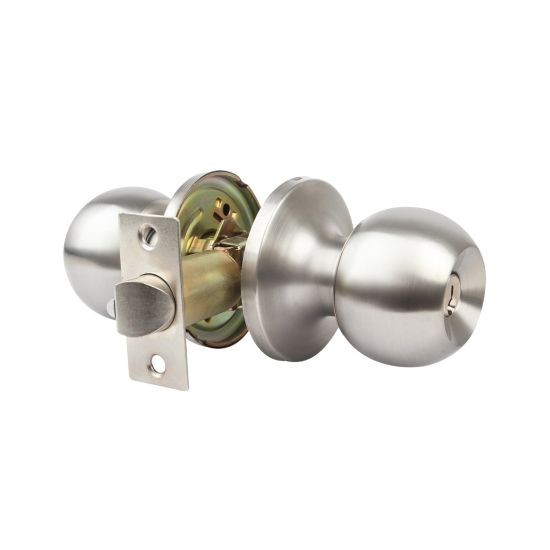 POMO OFICINA HANDLOCK REDONDO 65MM NÍQUEL MATE