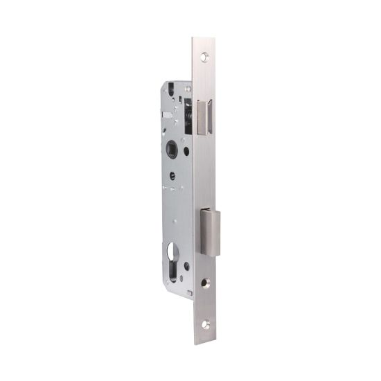 CERRADURA HANDLOCK PUERTA METAL 30x85MM CUADRADA NIQUEL