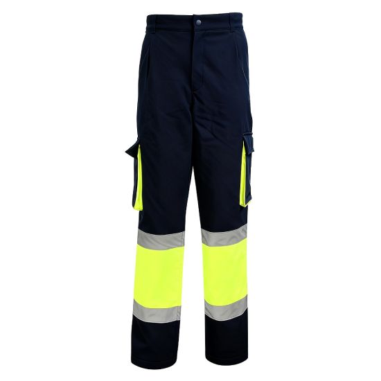 PANTALÓN WORKFIT REFLECTANTE STRETCH SOFTSHELL TALLA S