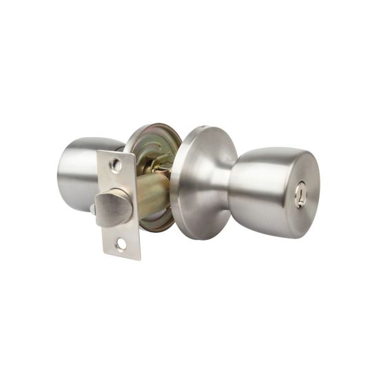 POMO OFICINA HANDLOCK TUBULAR 65MM NÍQUEL MATE
