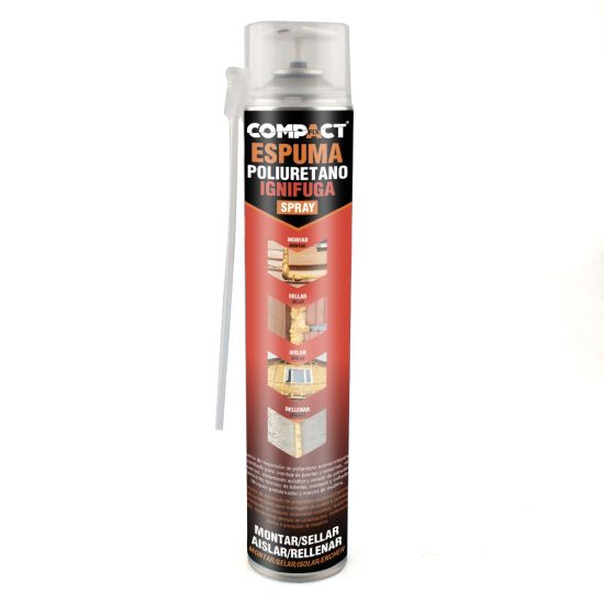 ESPUMA POLIURETANO IGNÍFUGA COMPACT 750ML SPRAY