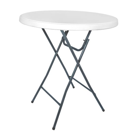 MESA COLECTIVIDAD PLEGABLE AKHUO Ø80CM ALTURA 110CM