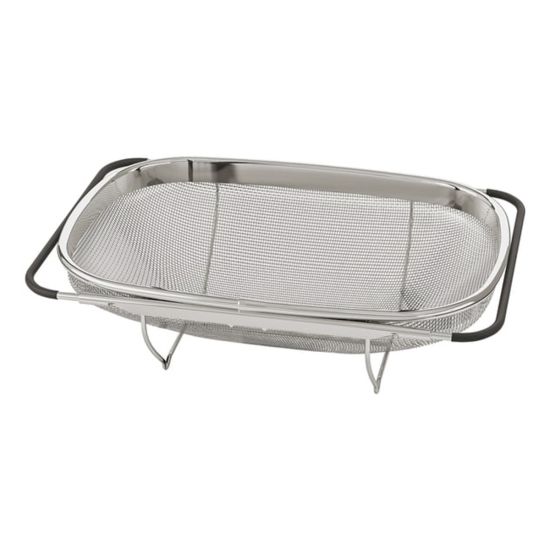COLADOR SUPREME EXTENSIBLE FREGADERO ACERO INOX 34CM