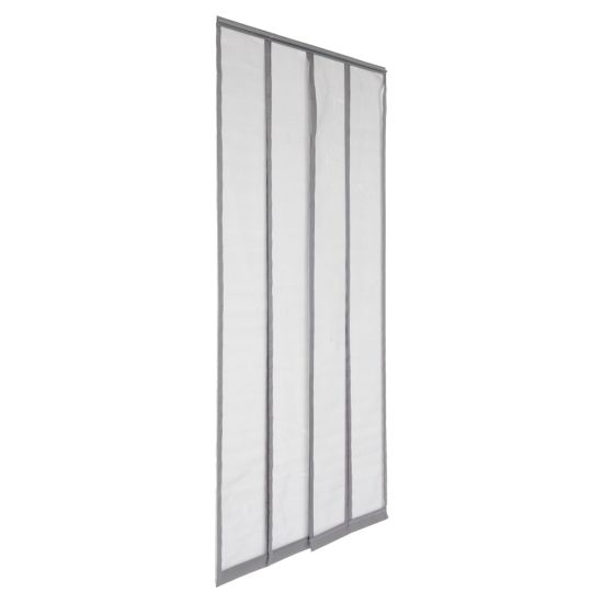 MOSQUITERA CORTINA FIBRA DE VIDRIO 100x240 GRIS AKHUO