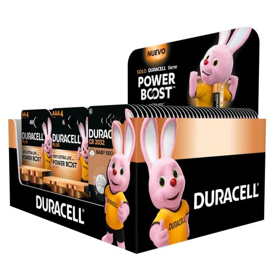 EXPOSITOR PILAS DURACELL 20xAA / 20xAAA / 20x2032