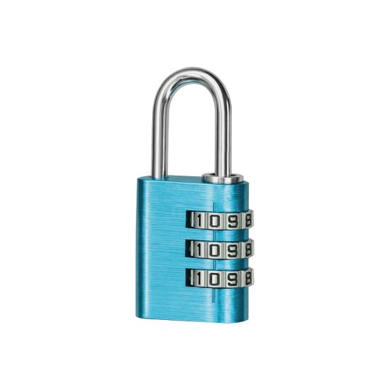 CANDADO COMBINACIÓN HANDLOCK 3 NÚMEROS 30MM AZUL