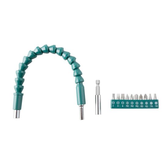 JUEGO DE PUNTAS Y PORTAPUNTAS VATTON FLEXIBLE 12 PIEZAS