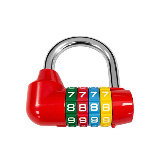 CANDADO COMBINACIÓN HANDLOCK ARCO 4 NÚMEROS 60MM VERDE