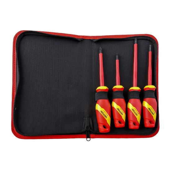 DESTORNILLADOR VDE 1000V ESTUCHE VATTON 4 PIEZAS
