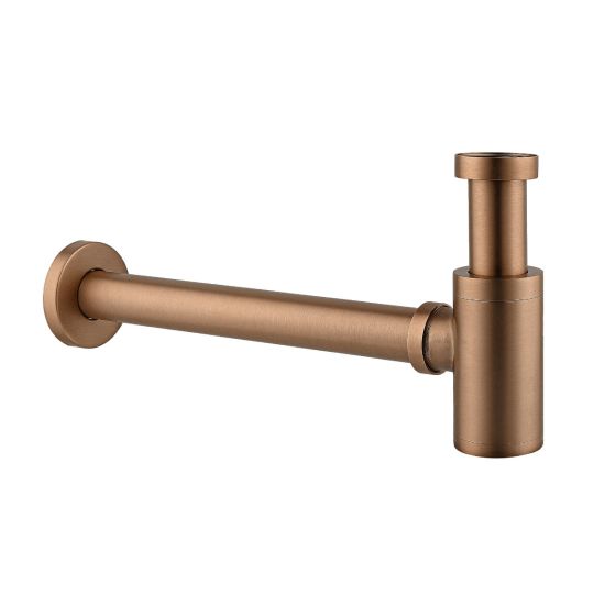 SIFÓN VISTO LAVABO ARTIC 1/4"x32 BRONCE