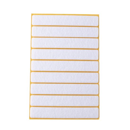 FIELTRO ADHESIVO RECTANGULAR 15X100MM BLANCO