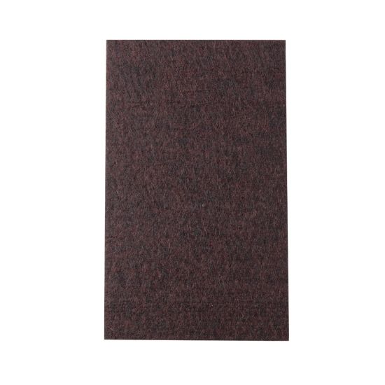 FIELTRO ADHESIVO RECTANGULAR 100X165MM MARRÓN