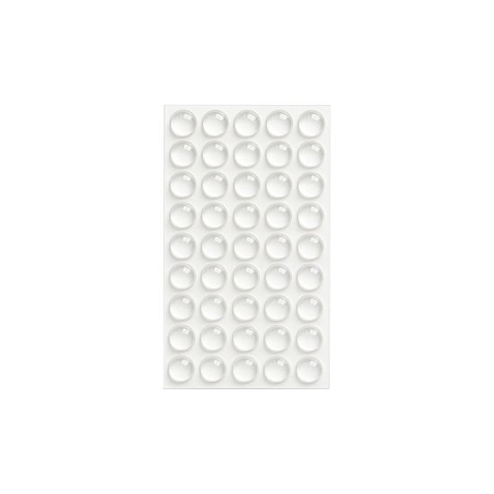 GOTA SILICONA ADHESIVA REDONDA 8x2MM 